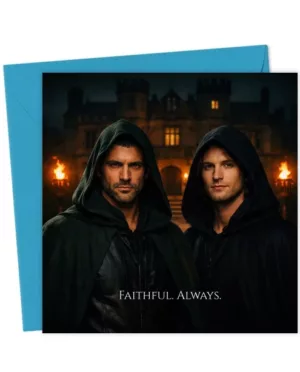 Faithful Traitors UK Inspired Male Duo Face Swap Card