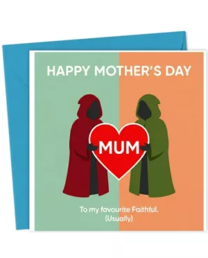 Traitors themed mothers day card. For your favourite faithful!
