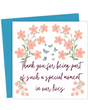 Wedding & Engagement Thank You Card – Our Special Moment