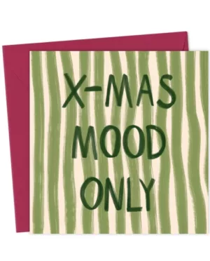 Xmas Mood Only Christmas Card