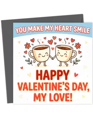 You Make My Heart Smile, My Love - Valentine’s Day Card